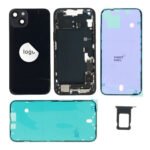 Rear Cover (Pulled C) incl. small parts - Black, For iPhone 14 Plus