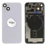 Back Glass (Pulled C) - Purple, For iPhone 14 Plus