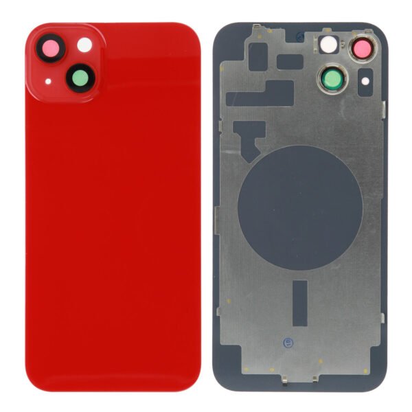 Back Glass (excl. Logo) - Red, For iPhone 14 Plus