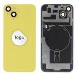 Back Glass (Pulled C) - Yellow, For iPhone 14 Plus