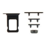 Keyset + Simcard Tray - Black, For iPhone 14 Plus