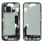 Middle Frame (Pulled B) incl. small parts - Green, For iPhone 15