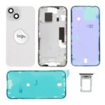 Rear Cover (Pulled) - Blue, For iPhone 15