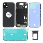 Rear Cover (Pulled B) incl. small parts - Black, For iPhone 15