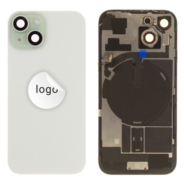 Back Glass (Pulled B) - Green, For iPhone 15