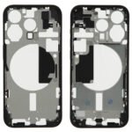 Middle Frame (Pulled) - Black, For iPhone 15 Pro