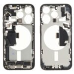 Middle Frame (Pulled C) incl. small parts - Blue, For iPhone 15 Pro