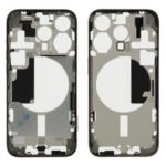 Middle Frame (Pulled) - Grey, For iPhone 15 Pro