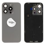 Back Glass (Pulled A) - Grey, For iPhone 15 Pro