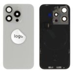 Back Glass (Pulled A) - White, For iPhone 15 Pro