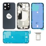 Rear Cover (Pulled) - Blue, For iPhone 15 Pro