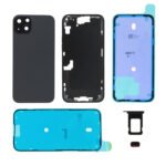 Rear Cover kit (excl. Logo) - Black, For iPhone 15 Plus