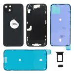 Rear Cover (Pulled) - Black, For iPhone 15 Plus