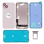 Rear Cover (Pulled) - Pink, For iPhone 15 Plus