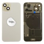 Back Glass (Pulled A) - Yellow, For iPhone 15 Plus