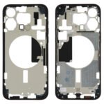 Middle Frame (Pulled) - Blue, For iPhone 15 Pro Max