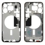 Middle Frame (Pulled) - White, For iPhone 15 Pro Max
