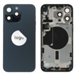 Rear Cover (Pulled) - Blue, For iPhone 15 Pro Max
