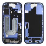 Middle Frame (Pulled B) incl. small parts - Blue, For iPhone 16