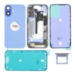 Rear Cover (Pulled A) incl. small parts - Blue, For iPhone 16