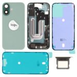 Rear Cover (Pulled A) incl. small parts - Green, For iPhone 16