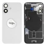 Back Glass (Pulled A) - White, For iPhone 16