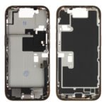Middle Frame (Pulled B) incl. small parts - Cream, For iPhone 16 Pro