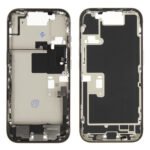 Middle Frame (Pulled B) incl. small parts - Grey, For iPhone 16 Pro