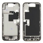 Middle Frame (Pulled A) incl. small parts - Grey, For iPhone 16 Pro Max