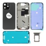 Rear Cover (Pulled) - Black, For iPhone 16 Pro Max