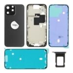 Back Glass (Pulled B) - Black, For iPhone 16 Pro Max