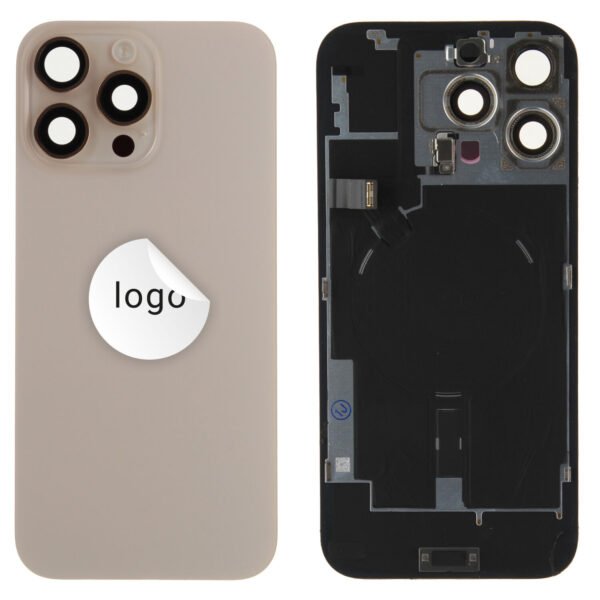 Back Glass (Pulled A) - Cream, For iPhone 16 Pro Max