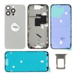 Rear Cover (Pulled) - Grey, For iPhone 16 Pro Max