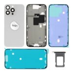Rear Cover (Pulled) - White, For iPhone 16 Pro Max