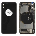 Rear Cover (Pulled A) incl. small parts - Space Grey, For iPhone X