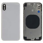 Rear Cover (excl. Logo) - Silver, For iPhone X