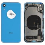 Rear Cover (Pulled B) incl. small parts - Blue, For iPhone XR