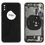 Rear Cover (Pulled C) incl. small parts - Space Grey, For iPhone XS