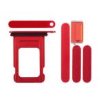 Keyset + Simcard Tray - Red, For iPhone 14 Plus
