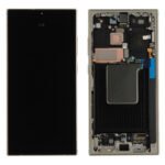 OLED Touchscreen (incl. pre-assembled frame) - Titanium Gray, Galaxy S24 Ultra; SM-S928