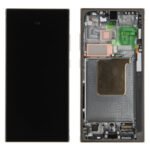 OLED Touchscreen (incl. pre-assembled frame) - Titanium Black, Galaxy S24 Ultra; SM-S928