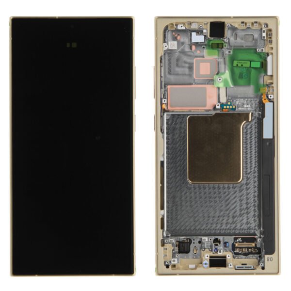 OLED Touchscreen - Titanium Yellow, Galaxy S24 Ultra; SM-S928B