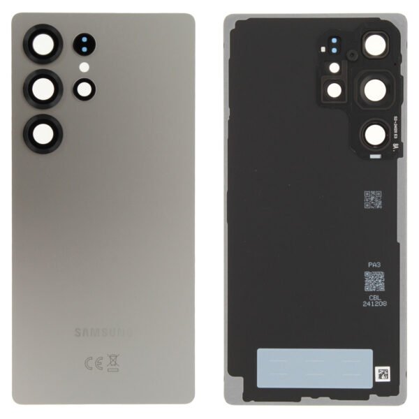Back Glass - Titanium Gray, Galaxy S25 Ultra; SM-S938