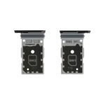 SIM Tray (dual) - Black, Galaxy S24 FE; SM-S721