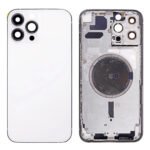 Rear Cover (excl. Logo) - Silver, For iPhone 13 Pro Max