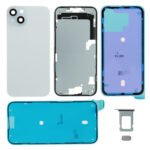 Rear Cover kit (excl. Logo) - Blue, For iPhone 15 Plus