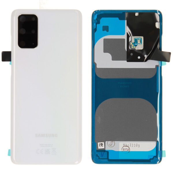 Back Glass - Cloud White, Galaxy S20 Plus (5G); SM-G986B