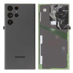 Back Glass - Phantom Black, Galaxy S22 Ultra; SM-S908