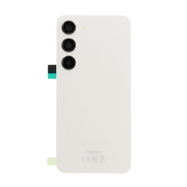 Back Glass - Cream, Galaxy S23; SM-S911B