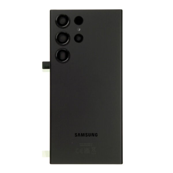 Back Glass - Phantom Black, Galaxy S23 Ultra; SM-S918
